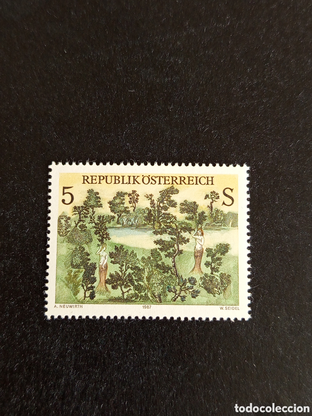 Sellos: AUSTRIA, 1987. Arte moderno en Austria. Yvert 1732. Pedido m&iacute;nimo 3 &euro;. Ver fotos. Serie completa