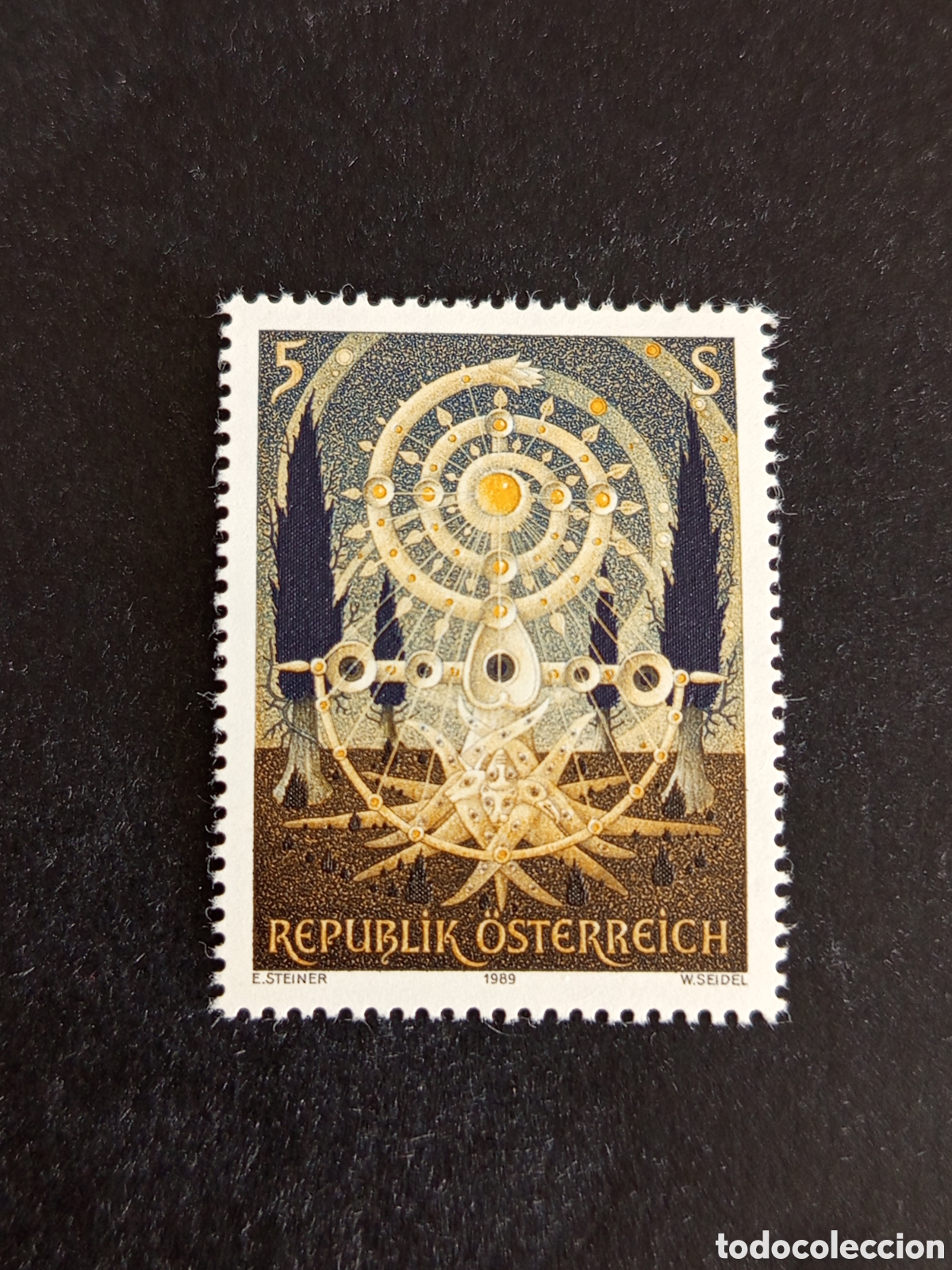Sellos: AUSTRIA, 1989. Arte moderno en Austria. Yvert 1802. Pedido m&iacute;nimo 3 &euro;. Ver fotos. Serie completa