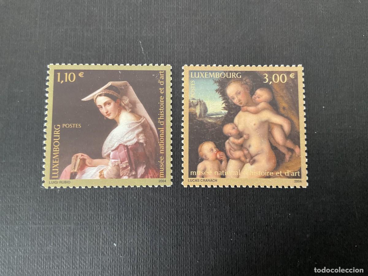 Sellos: LUXEMBURGO N&ordm; YVERT 1597/8*** A&Ntilde;O 2004. MUSEO DE HISTORIA Y ARTE. PINTURAS