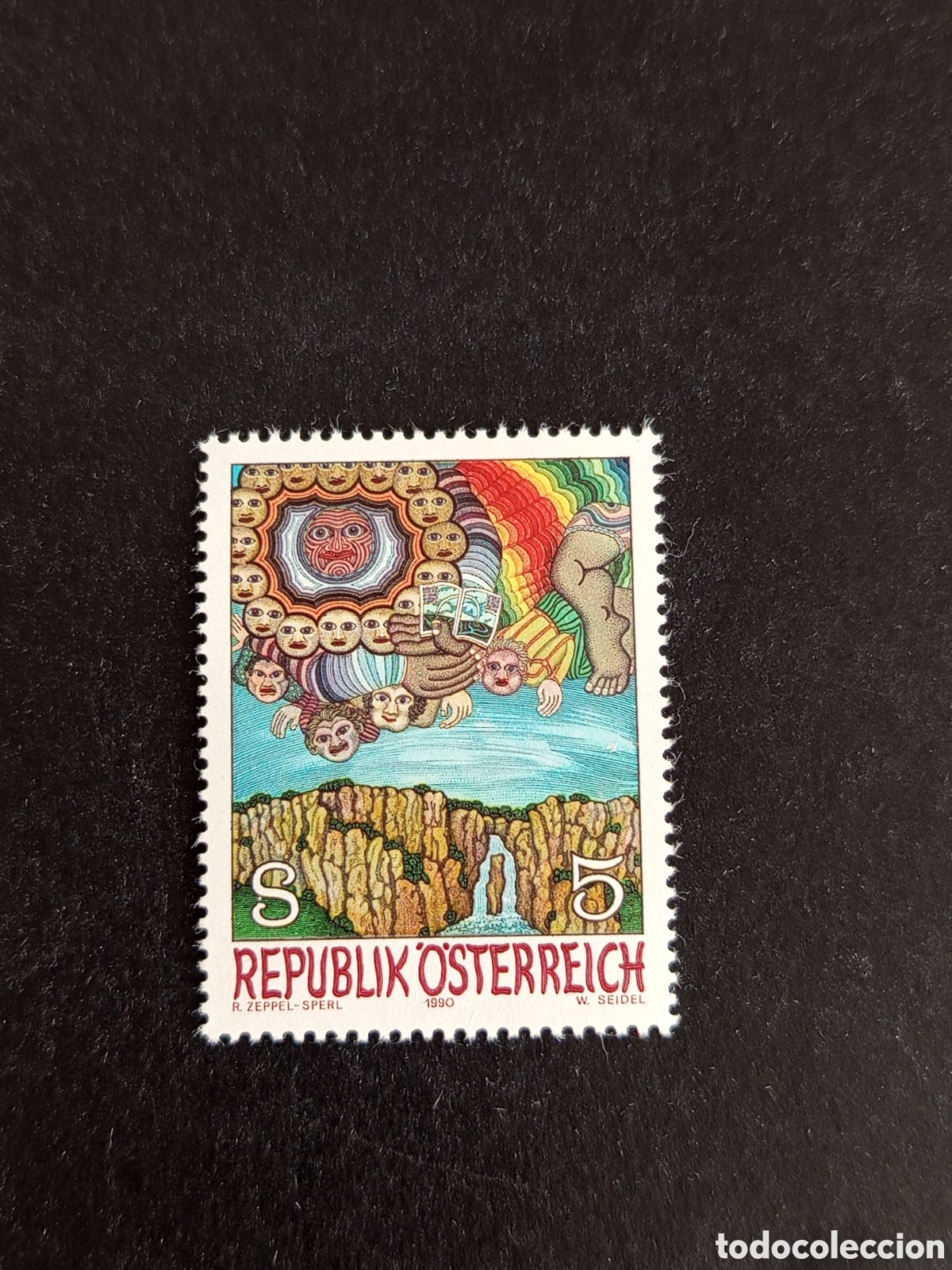 Sellos: AUSTRIA, 1990. Arte moderno en Austria. Yvert 1830. Pedido m&iacute;nimo 3 &euro;. Ver fotos . Sello en nuevo