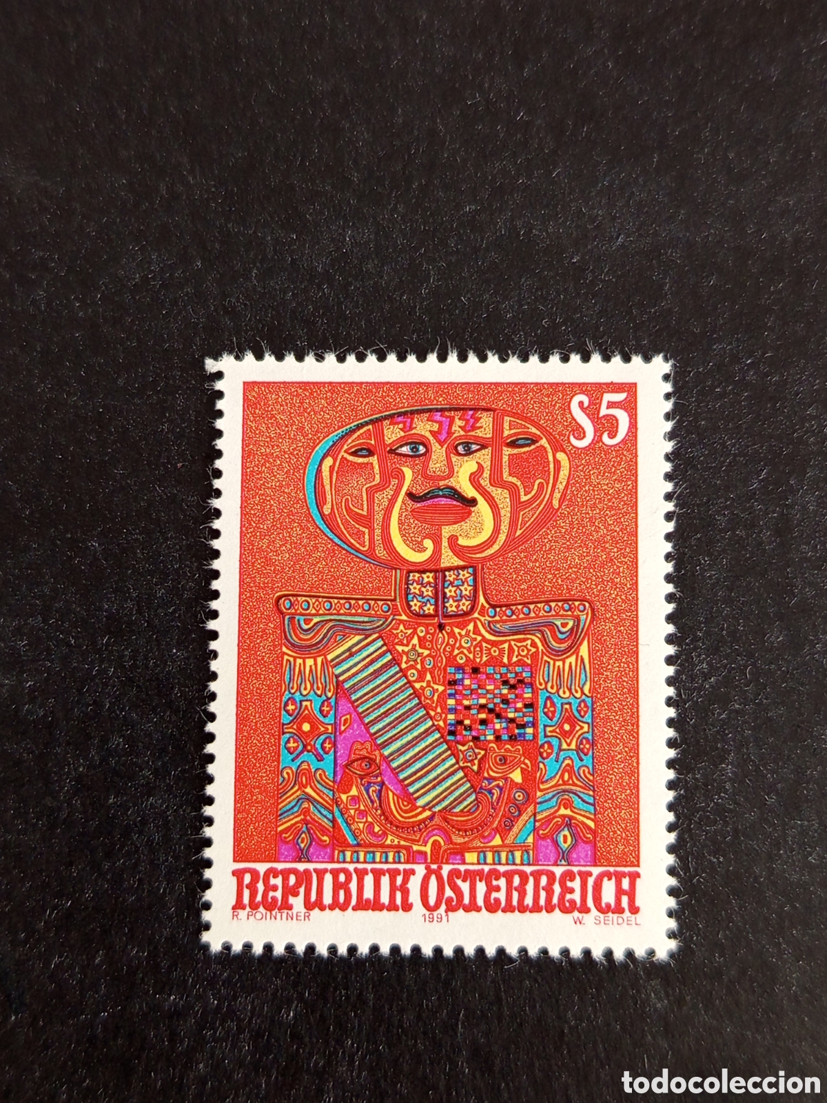 Sellos: AUSTRIA, 1991. Arte moderno en Austria. Yvert 1873. Pedido m&iacute;nimo 3 &euro;. Ver fotos . Sello en nuevo