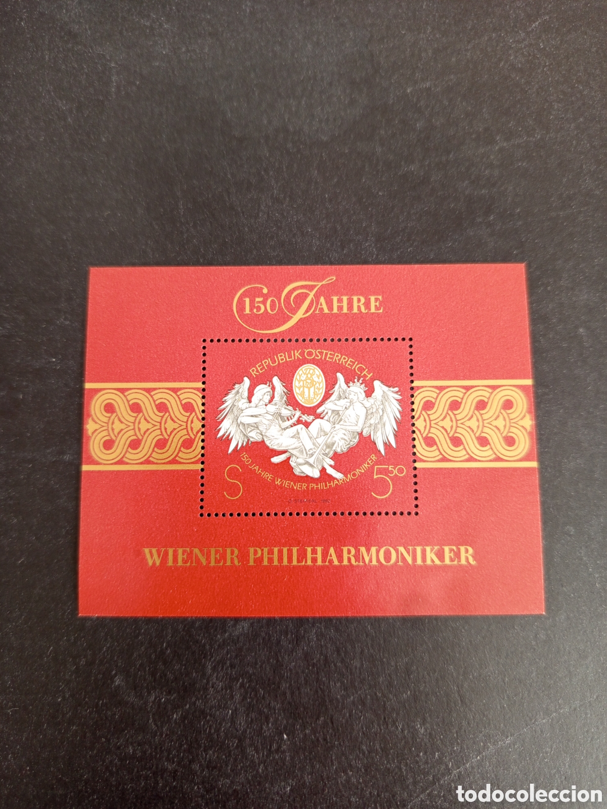 Sellos: AUSTRIA, 1992. Orquesta Filarm&oacute;nica de Viena. &Aacute;ngeles M&uacute;sicos. Yvert HB 16. Pedido m&iacute;nimo 3 &euro;.