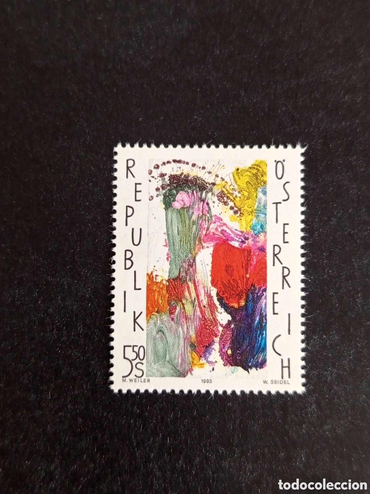 Sellos: AUSTRIA, 1993. Arte moderno en Austria. Yvert 1938. Pedido m&iacute;nimo 3 &euro;. Ver fotos . Sello en nuevo