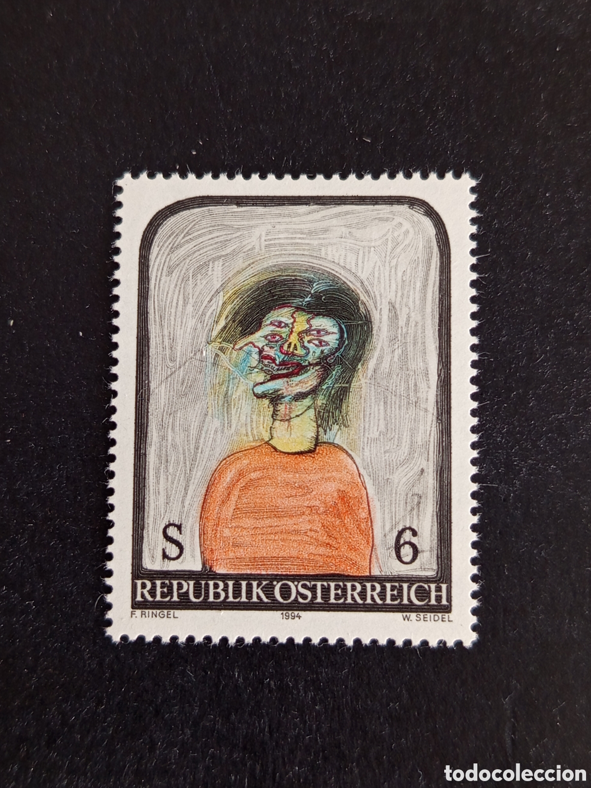 Sellos: AUSTRIA, 1994. Arte moderno en Austria. Yvert 1969. Pedido m&iacute;nimo 3 &euro;. Ver fotos . Sello en nuevo