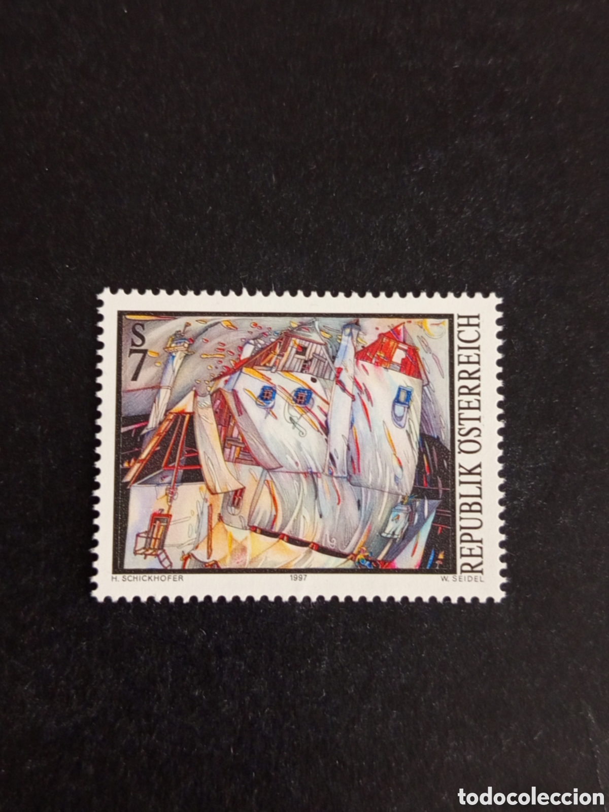 Timbres: AUSTRIA, 1997. Arte moderno en Austria. Yvert 2062. Pedido m&iacute;nimo 3 &euro;. Ver fotos. Sello sin circular