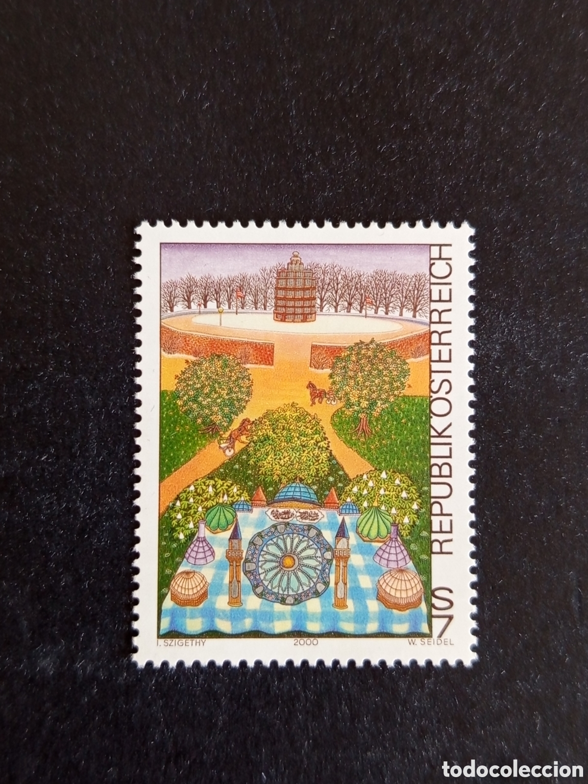 Sellos: AUSTRIA, 2000. Arte moderno en Austria. Pedido m&iacute;nimo 3 &euro;. Ver fotos. Sello sin circular