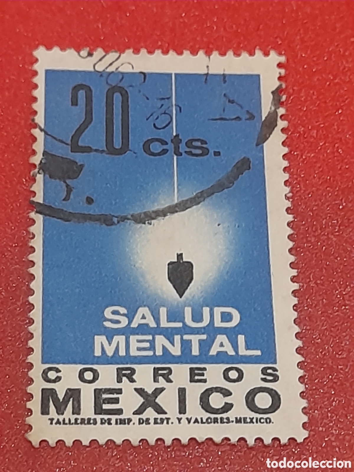 Sellos: Sello Mexico mtdo/udo 1962. Salud mental. Medicina. Psicolog&iacute;a. Psiquiatr&iacute;a. Peso.