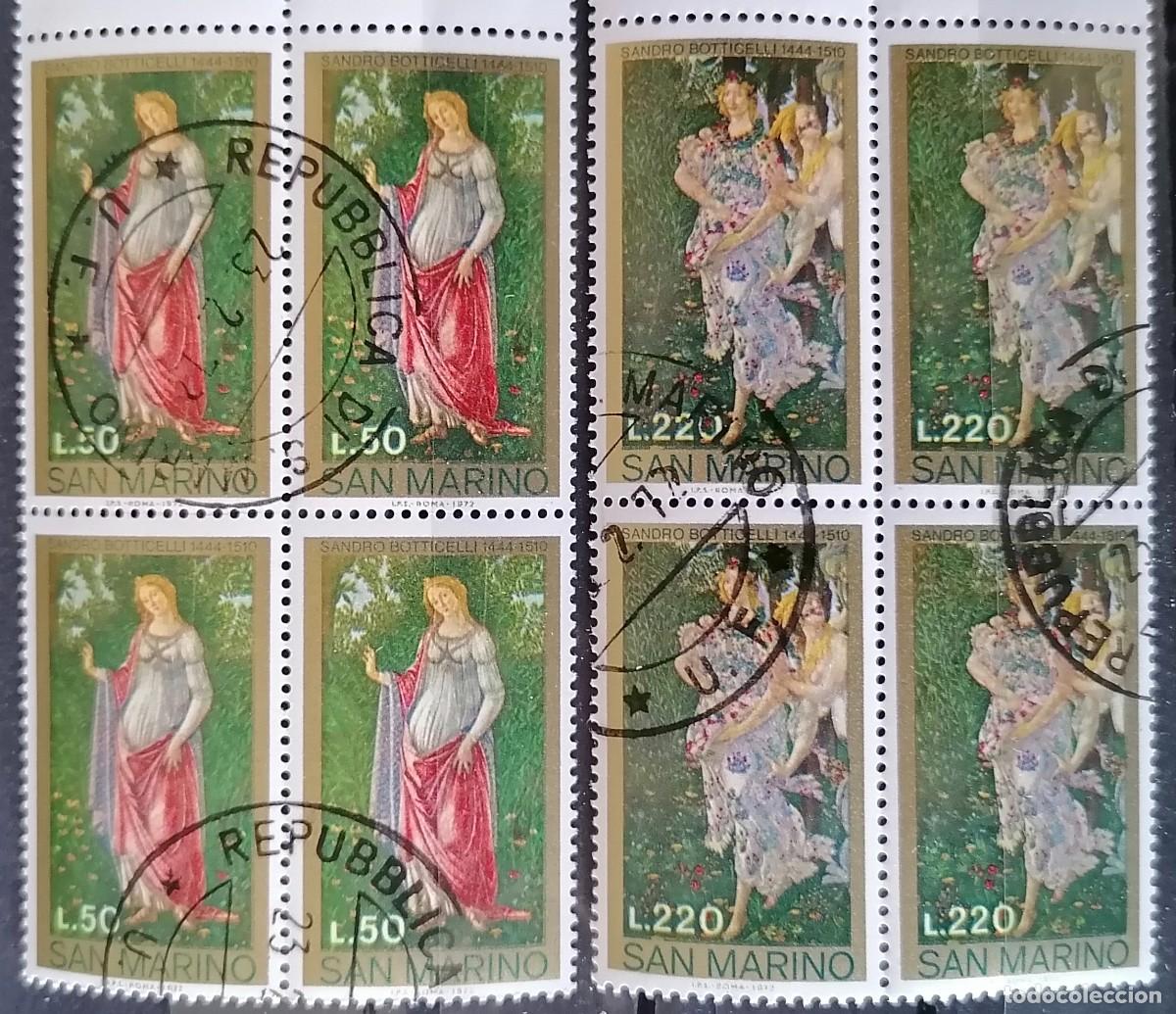 Sellos: SAN MARINO 1972 - BOTTICELLI .