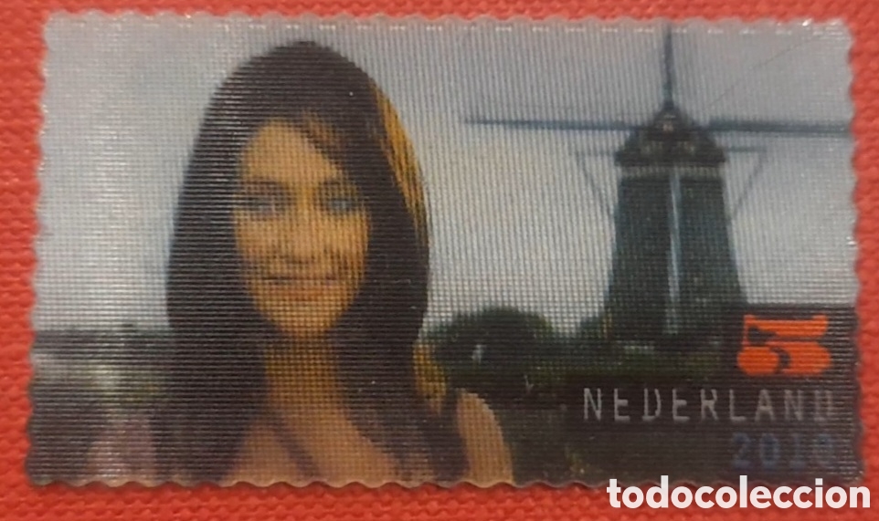 Sellos: Sello Holanda no mtdo, lenticular, adhesivo 2010. 30 festival cine. Pel&iacute;cula m&aacute;s corta. 7&deg; arte