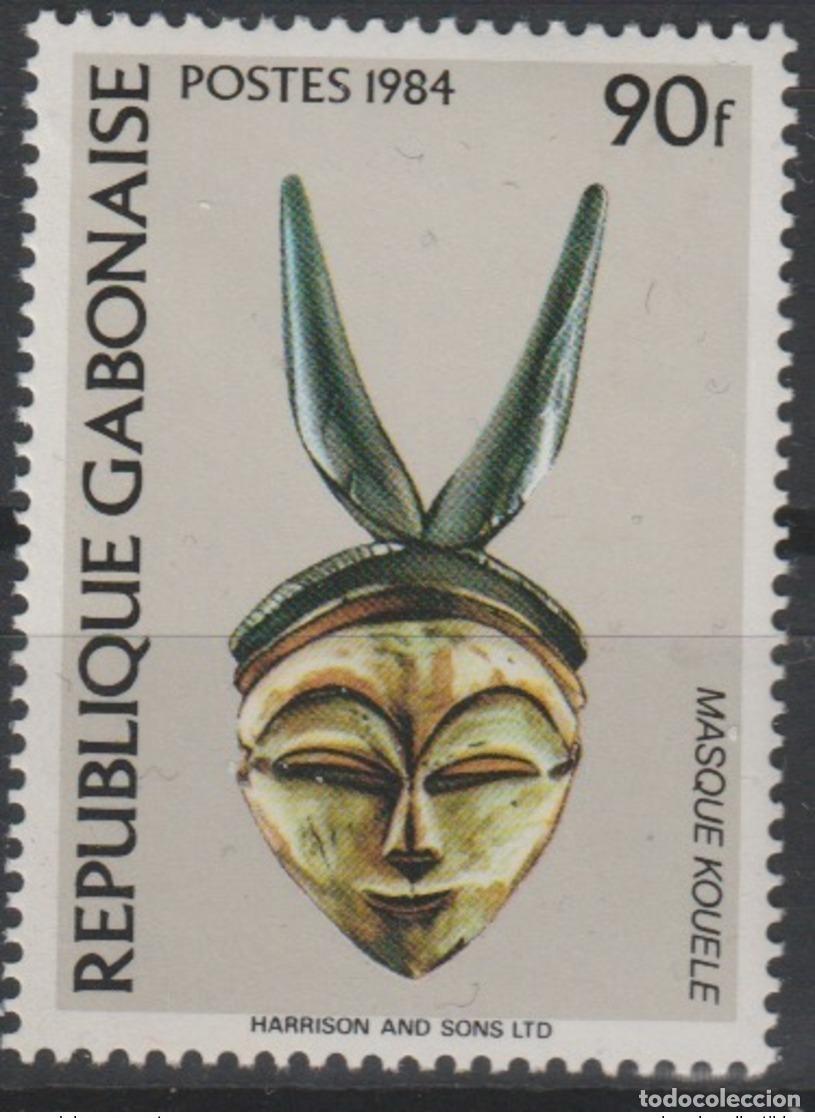 Selos: Gab&oacute;n 1984 Mi. M&aacute;scaras A920 Masken Mask Kouele &iexcl;RARA!