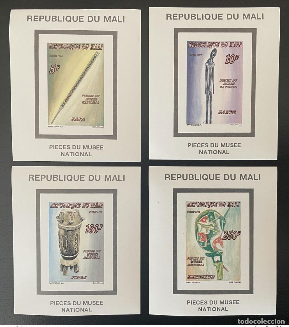 Sellos: Mal&iacute; 1996 Mi. Bl. A91 B- D91 B IMPERF ND Blocks S/S Piezas de museo Arte MNH**