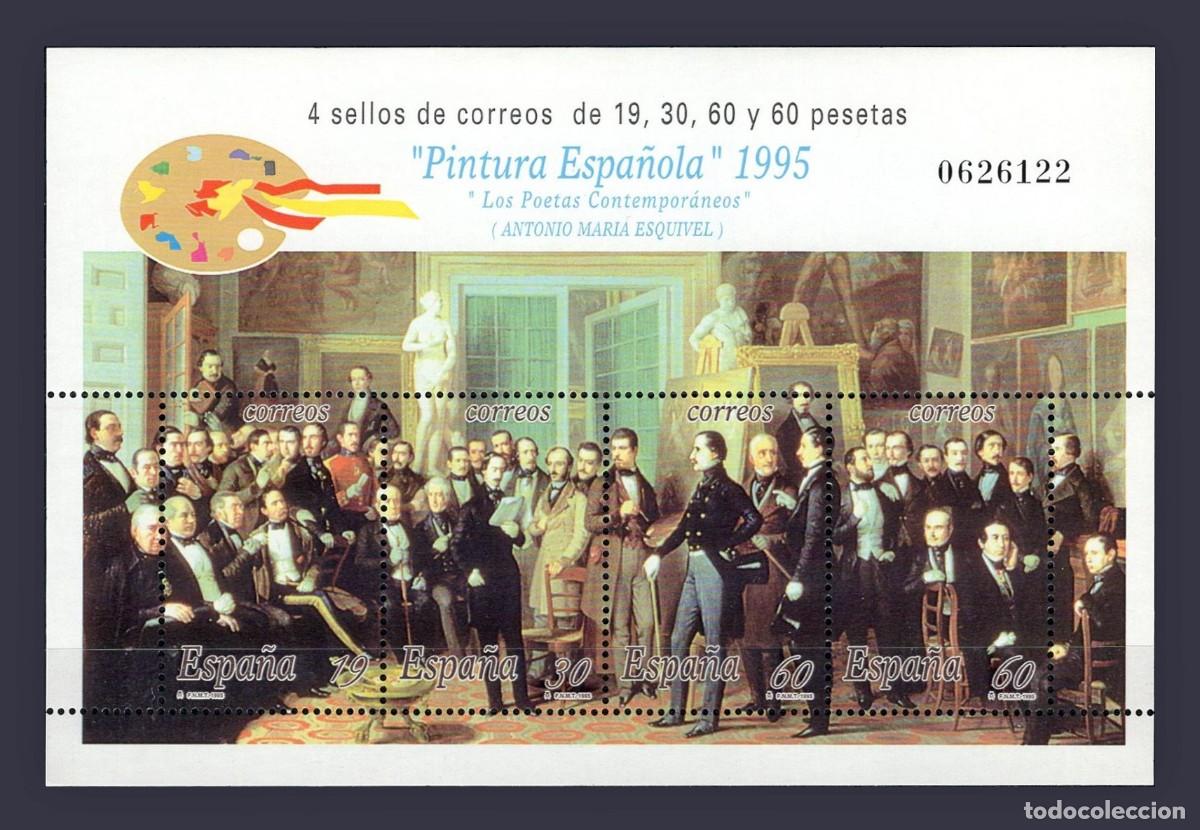 Sellos: HB Espa&ntilde;a, 1995 | Pintura Espa&ntilde;ola | Ed: 3401, Yv: B67, Mi: B61 MNH **