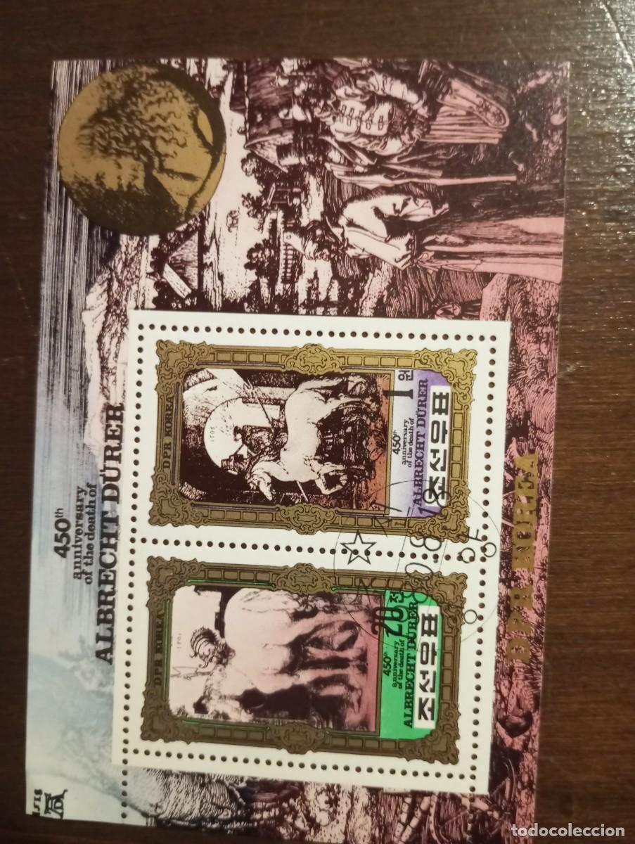 Sellos: ARTE, HOMENAJE A DURERO HB DE COREA 1980