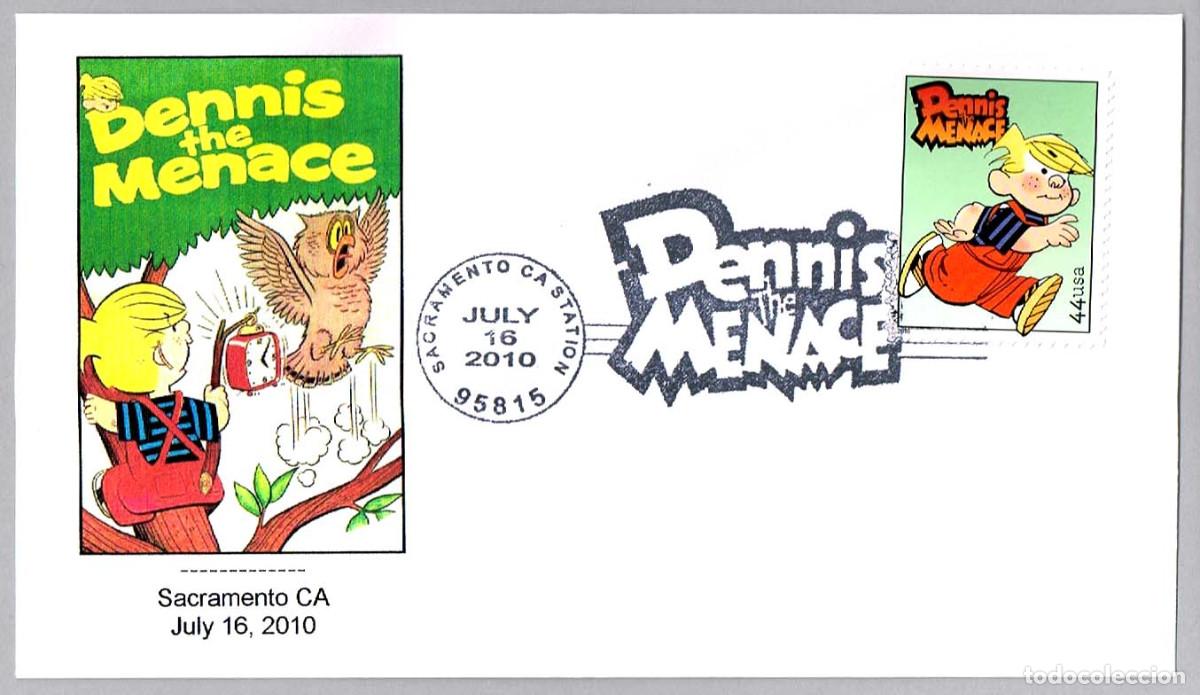 Sellos: Matasellos COMIC: DENNIS THE MENACE - DANIEL EL TRAVIESO. Sacramento CA, Estados Unidos, 2010