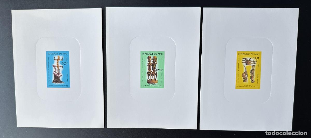 Sellos: Mali 1979 Mi. 698 - 700 pruebas de lujo D&iacute;a Internacional los Museos Arte