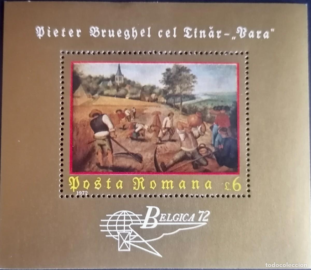 Sellos: RUMANIA 1972 - EXPO / BRUSELAS . VERANO .