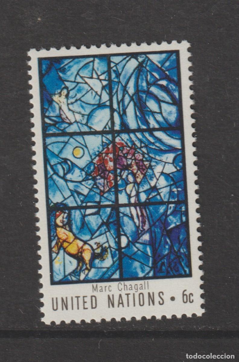 Sellos: United Nations New York 1967 - Marc Chagall mnh**