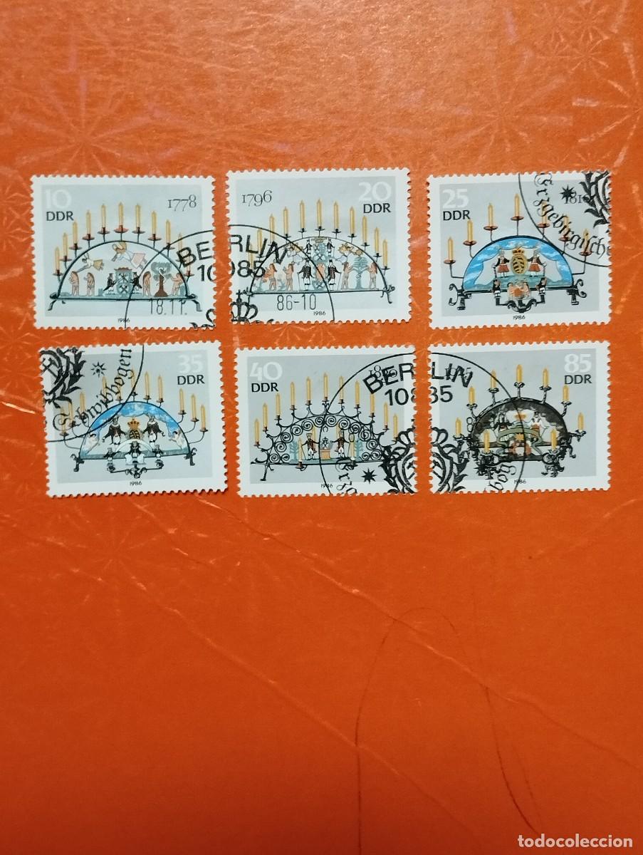 Sellos: 09.08/ Alemania Oriental.1986. Arte tradicional. Serie completa en usado