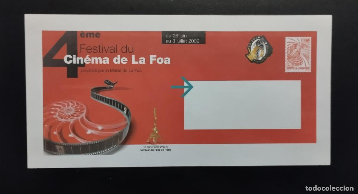 Sellos: Envelope Nueva Caledonia 4&deg; Festival de Cine La Foa 2002