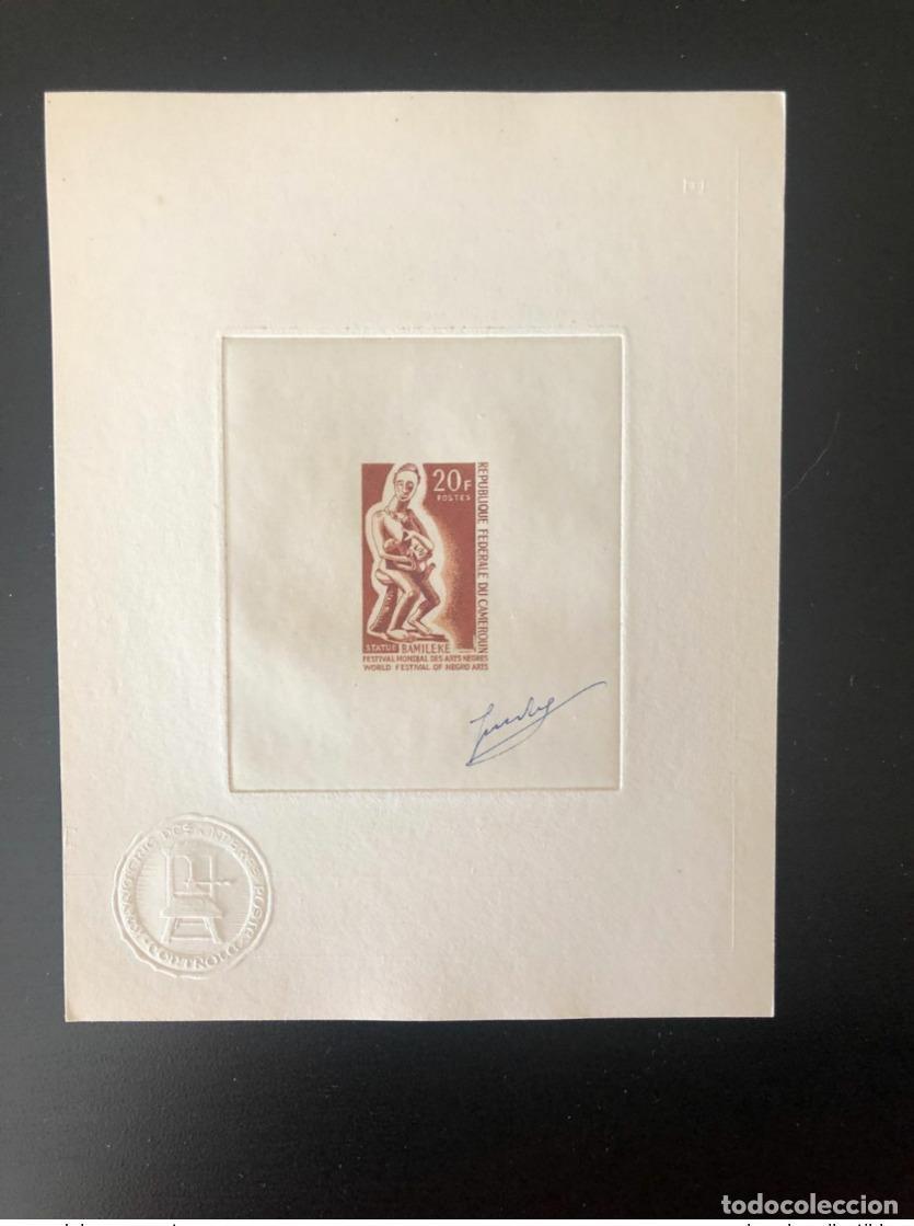 Sellos: Camer&uacute;n 1966 Mi.459 Festival Mundial de Artes Negras Bamileke a prueba artistas