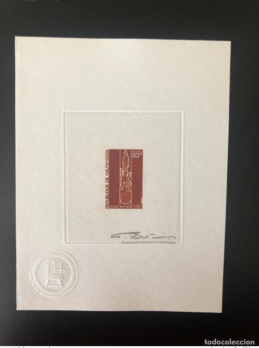 Sellos: Haute-Volta 1970 Mi.282 Prueba art&iacute;stica Museo Nacional de Uagadug&uacute; Karan Weeba