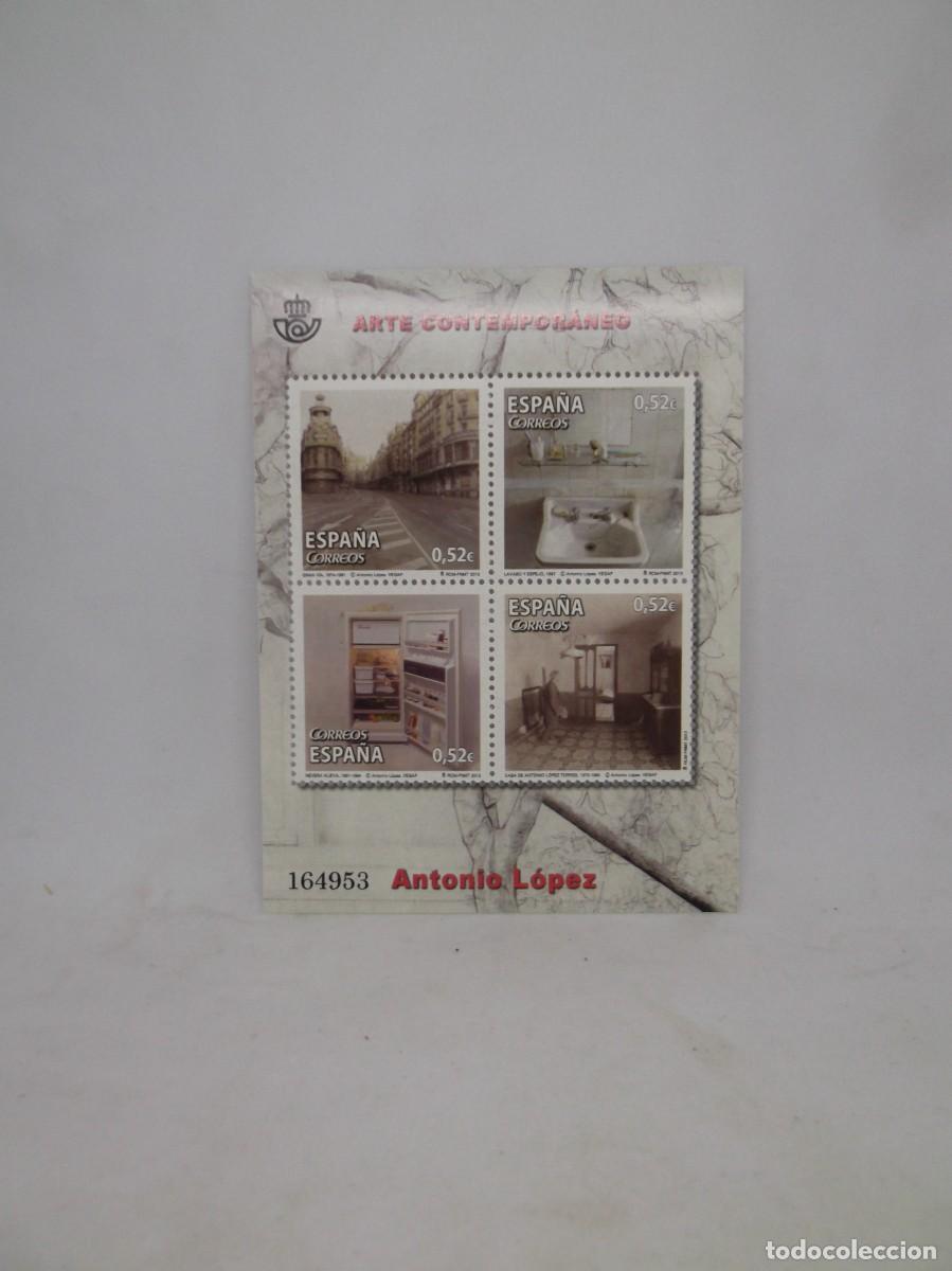 Sellos: Espa&ntilde;a 2013 Cuatro sellos Arte Contempor&aacute;neo Antonio L&oacute;pez.Nuevo