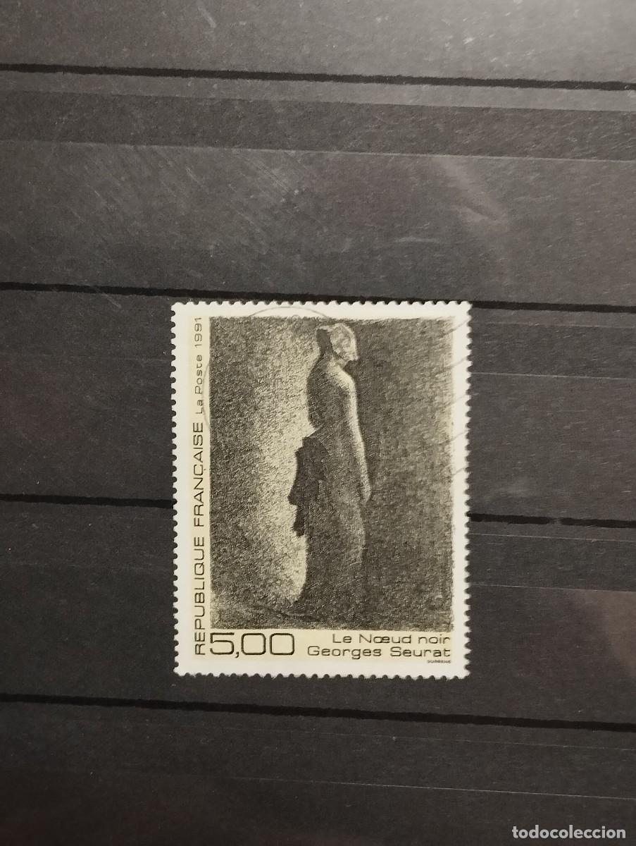 Sellos: 08.09/ Francia.1991. 5fr. Sello suelto en usado