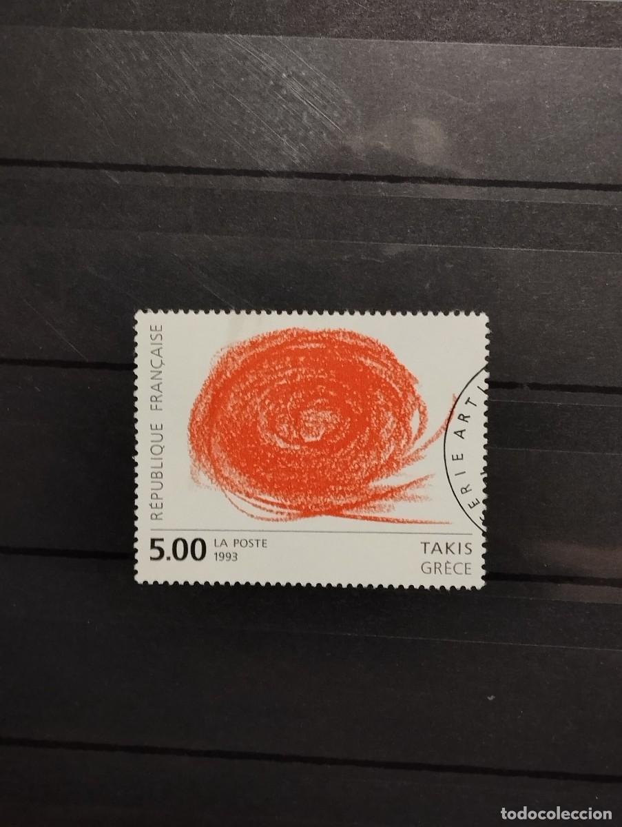 Sellos: 08.09/ Francia.1993. 5fr. Sello suelto en usado