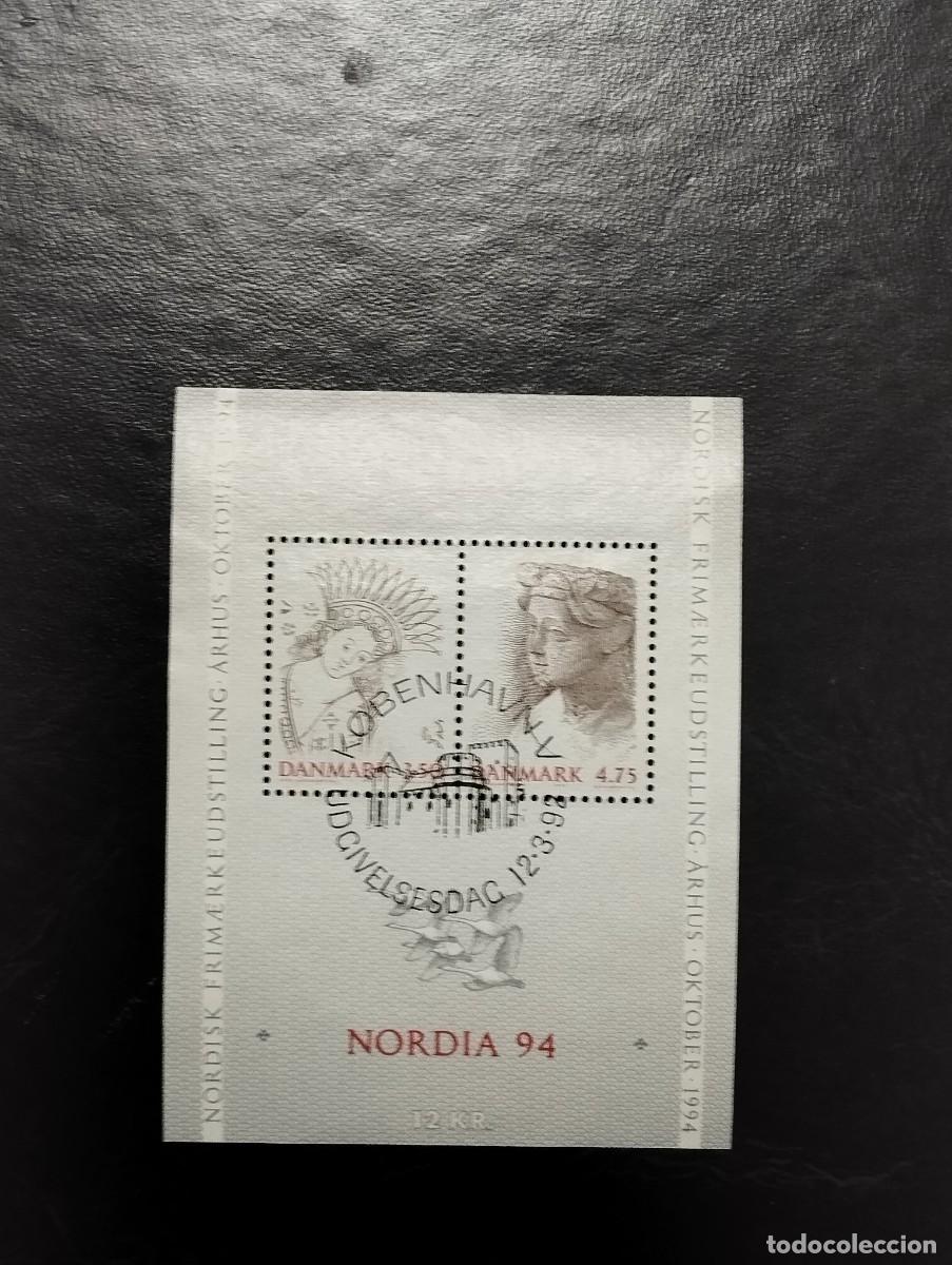 Sellos: 08.09/ Dinamarca.1992. Bloque en usado