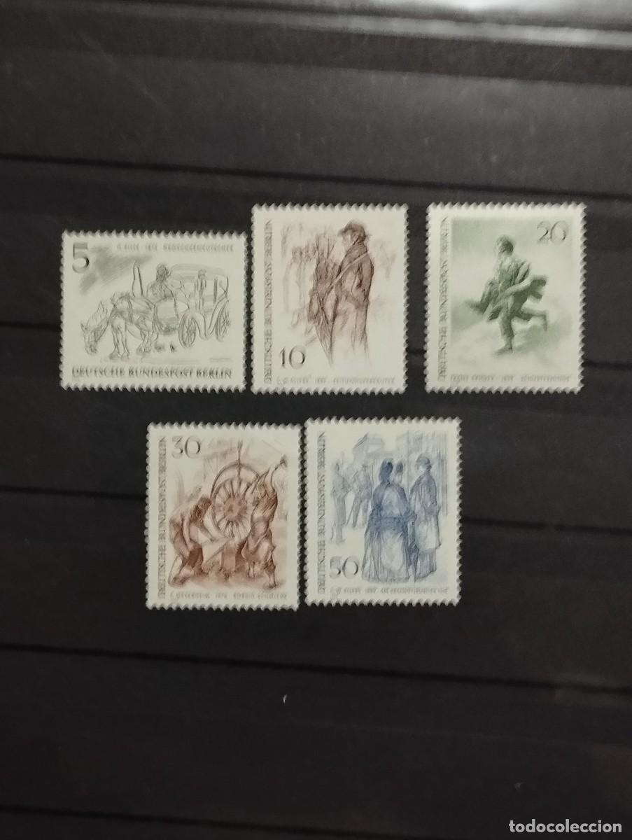 Sellos: 08.09/ Alemania Berl&iacute;n.1969. Serie completa en nuevo