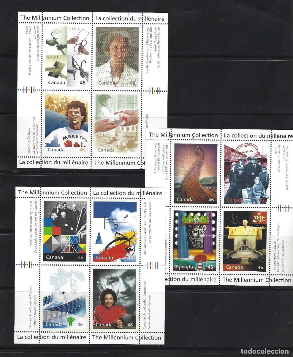 Sellos: SELLOS TEMA CINE. CANADA 2000 3 HB 47/49/50 THE MILENIUM COLLECTION