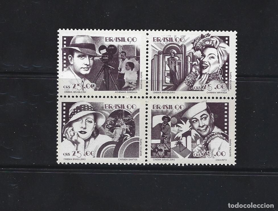 Sellos: SELLOS TEMA CINE. BRASIL 1995 HB 96 ACTORES DE CINE BRASILE&Ntilde;O