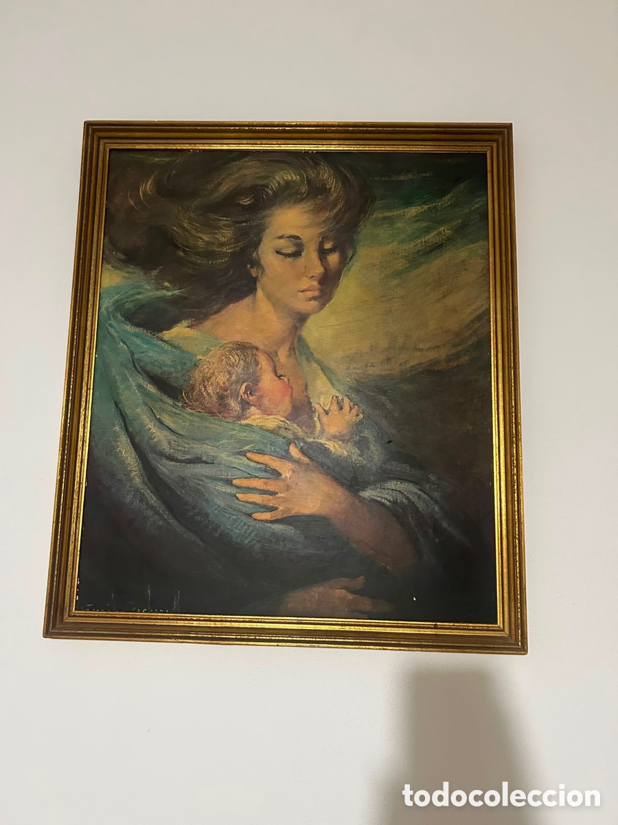 Sellos: Cuadro grande &rdquo;Maternidad&rdquo; R. Gonz&aacute;lez Carbonell -