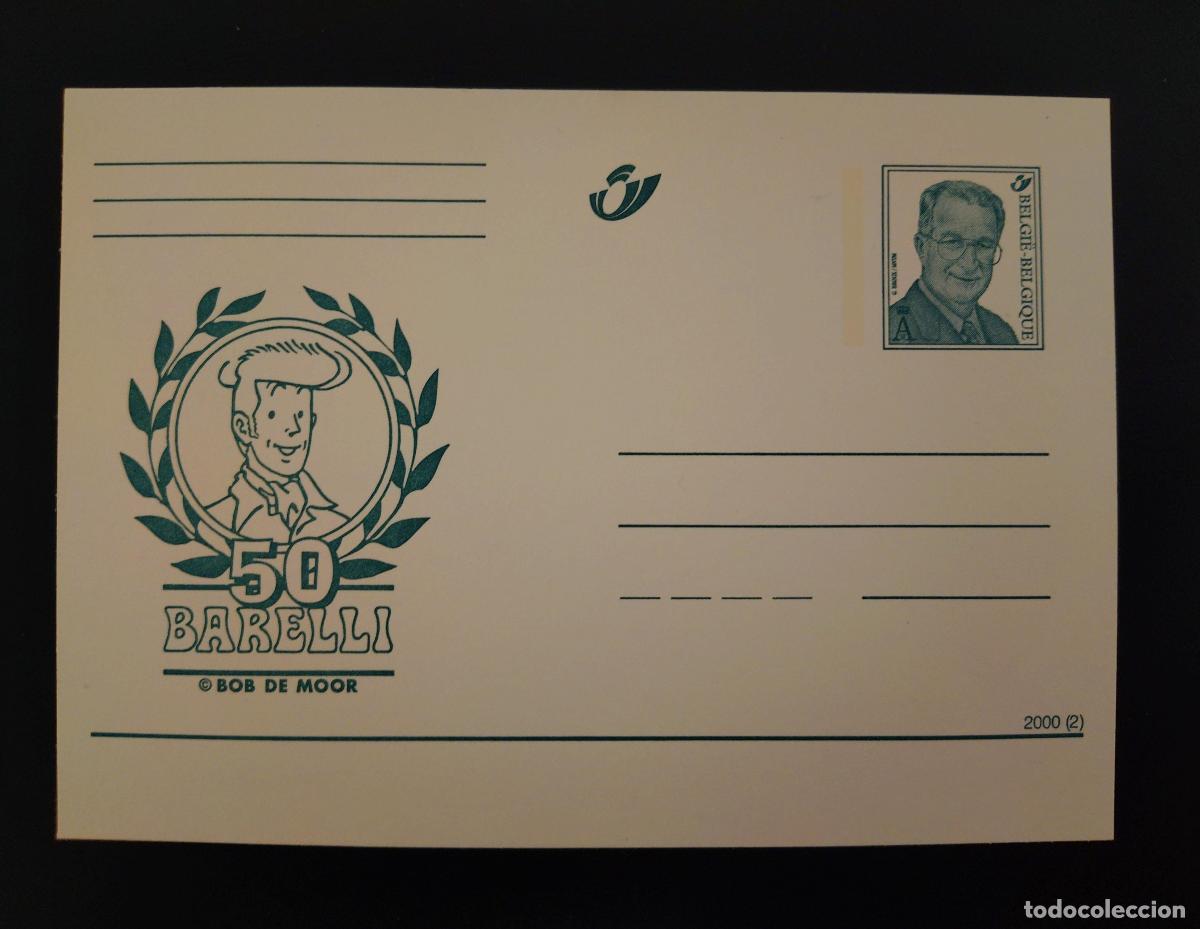 Sellos: B&eacute;lgica 2000 completo postal Barelli 50 a&ntilde;os Bob De Moor nuevo