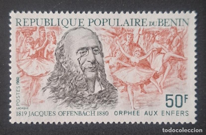 Sellos: Ben&iacute;n 1980 Mi. 253-254 Jacques Offenbach Orfeo en los Infiernos &oacute;pera