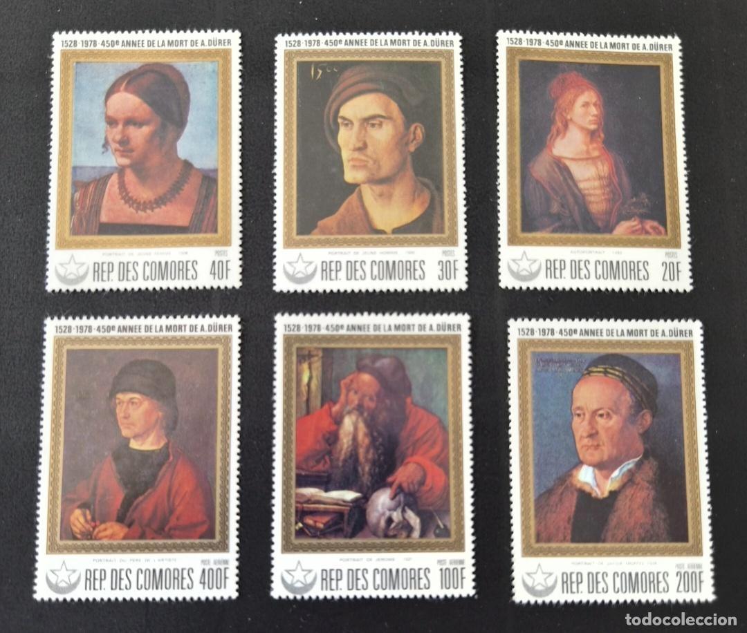 Sellos: Comoras 1978 Mi. 469-474 Albrecht D&uuml;rer pintura retratos arte