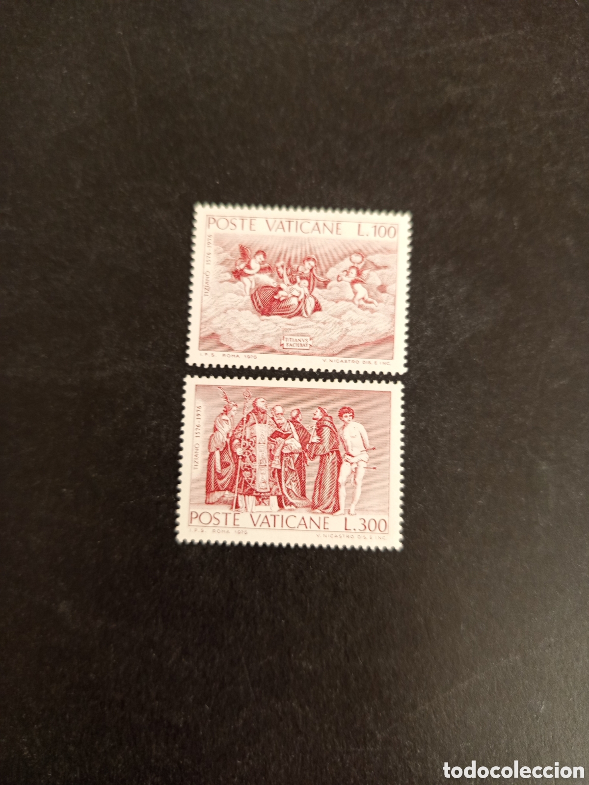 Sellos: Vaticano, 1976. Tiziano .Yv 611/2. Completa en nuevo. Pedido m&iacute;nimo 3 &euro;. Ver fotos.