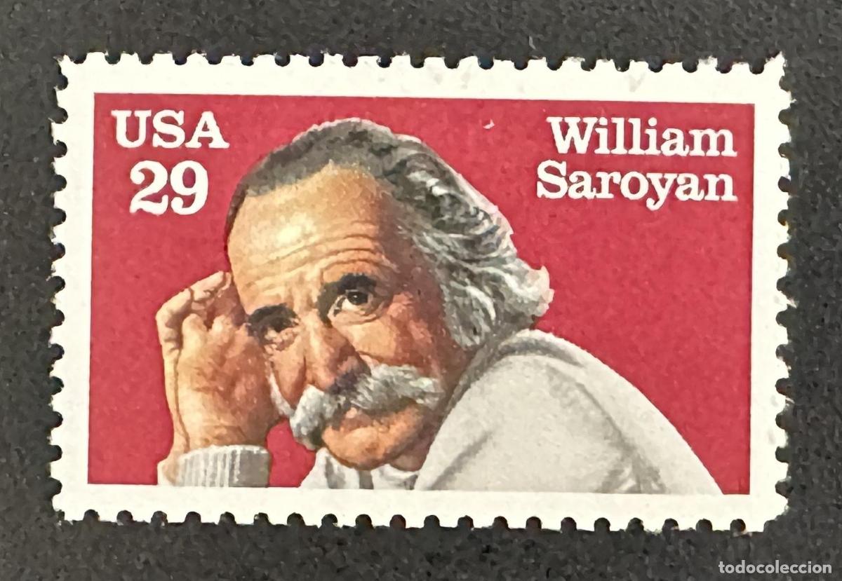 Stamps: EE.UU. 1991 Mi. 2136 emisi&oacute;n conjunta William Saroyan escritor
