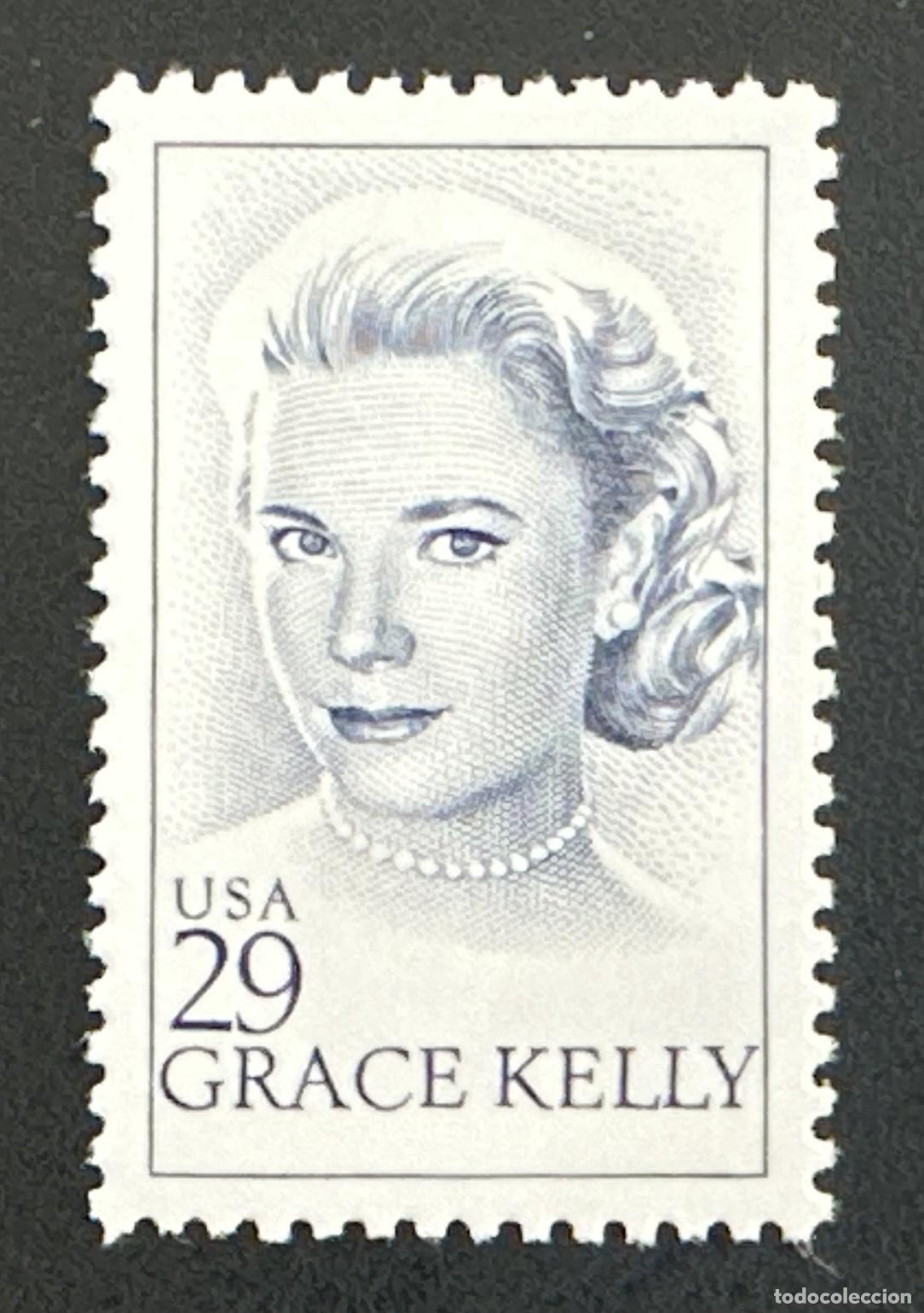 Stamps: EE.UU. 1993 Mi. 2346 emisi&oacute;n conjunta Grace Kelly princesa de M&oacute;naco