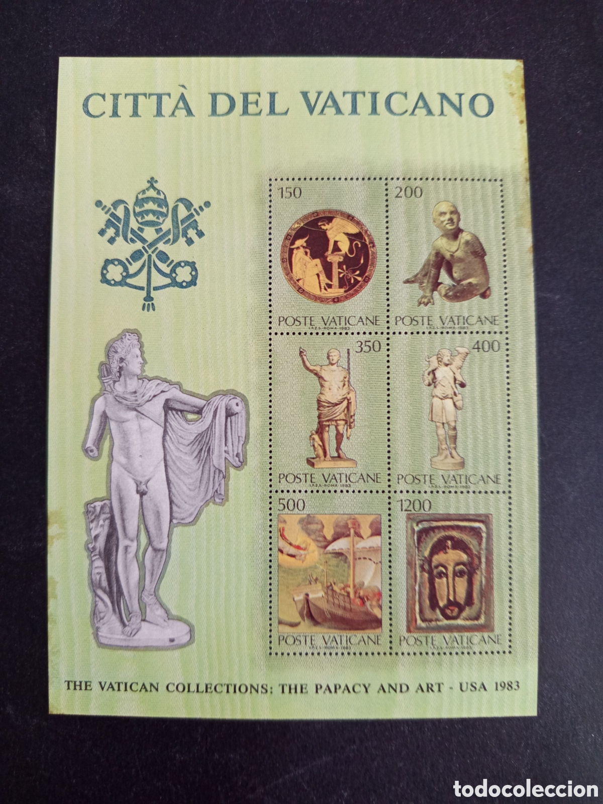 Sellos: Vaticano,1983. Colecciones de Arte Vaticanas. Yvert HB 7. HB en nuevo. Pedido m&iacute;nimo 3 &euro;. Ver fotos.