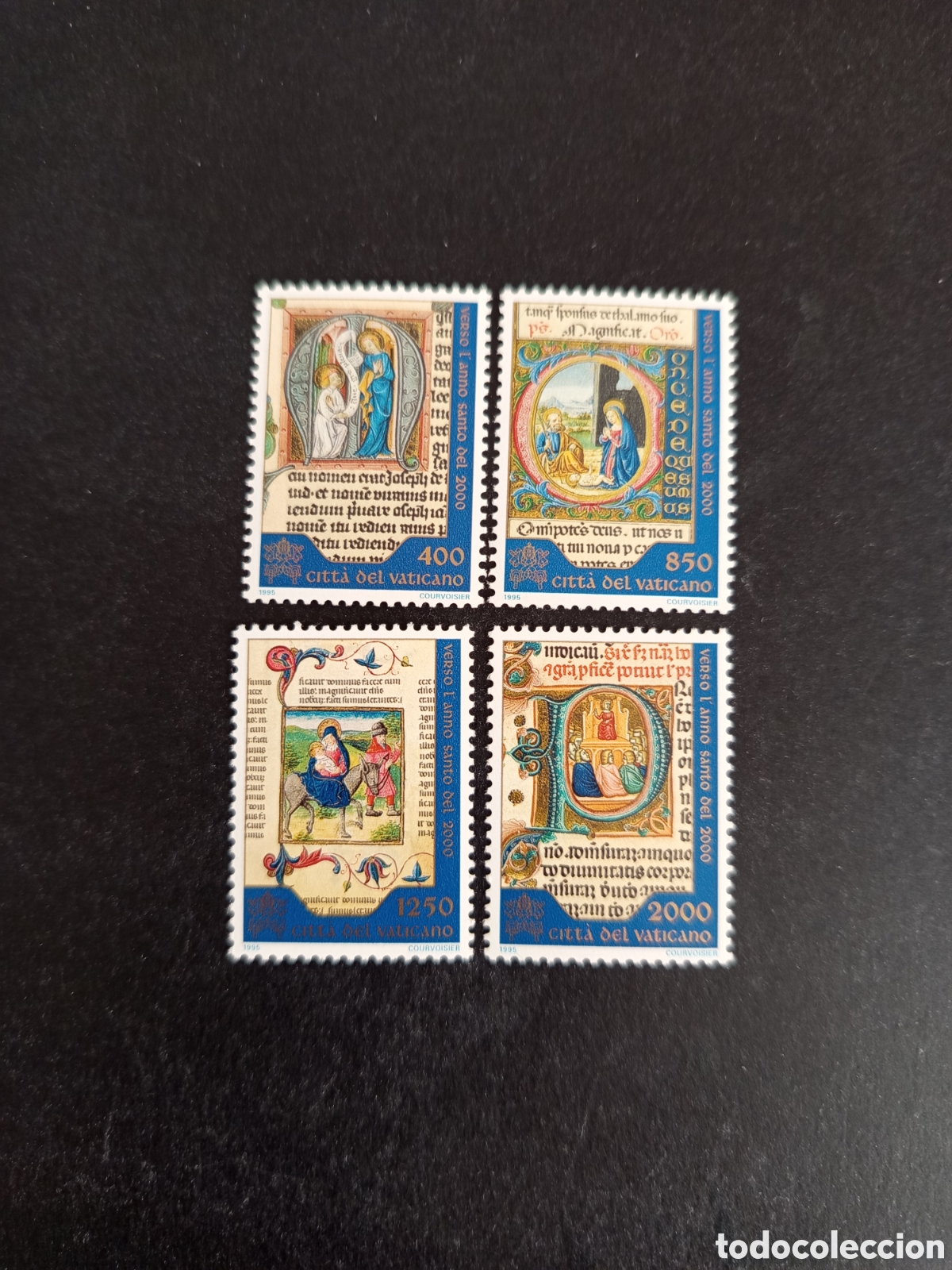 Sellos: Vaticano,1995. Hacia el A&ntilde;o Santo 2000. Miniaturas c&oacute;dices.Yv. 1025/8. Completa. Pedido m&iacute;nimo 3 &euro;.