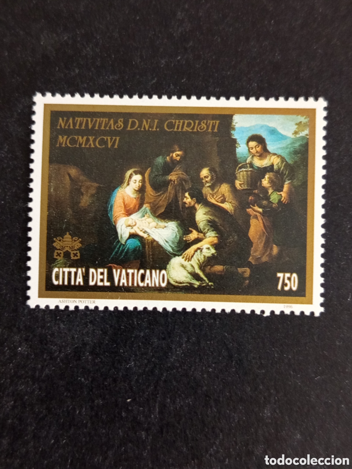 Sellos: Vaticano,1996. Navidad . Obra de Murillo. Yv. 1058. Completa en nuevo. Pedido m&iacute;nimo 3 &euro;. Ver fotos.