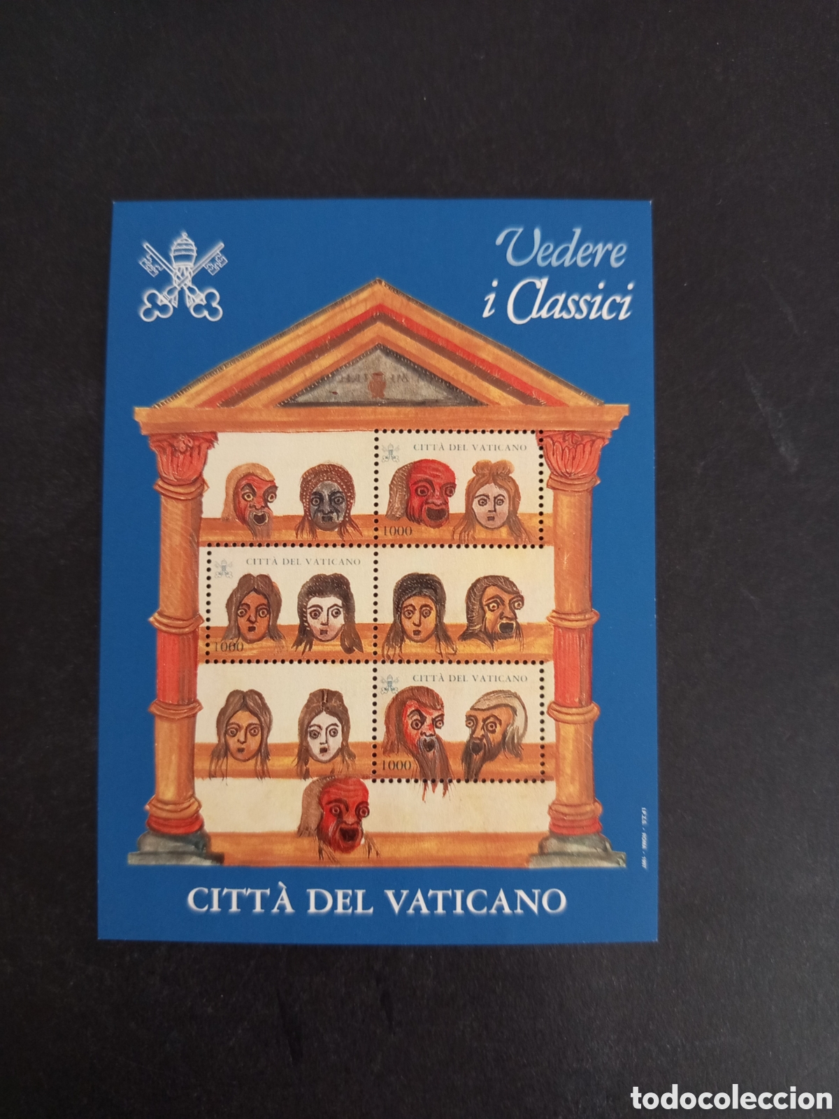 Sellos: Vaticano,1997. Mirad hacia los cl&aacute;sicos. Yv. HB 17. Hoja bloque en nuevo. Pedido m&iacute;nimo 3 &euro;.