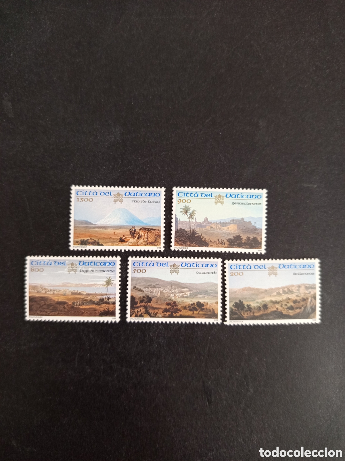 Sellos: Vaticano,1999. Santos Lugares, pinturas. Yv. 1142/6. Completa en nuevo. Pedido m&iacute;nimo 3 &euro;. Ver fotos