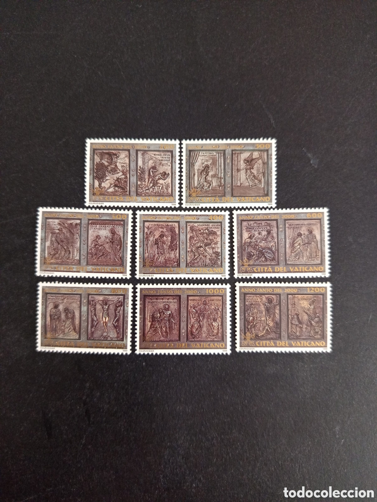 Sellos: Vaticano,1999. 200 A&ntilde;o Santo. Puerta Danta. Yv. 1161/8. Completa en nuevo. Pedido m&iacute;nimo 3 &euro;.