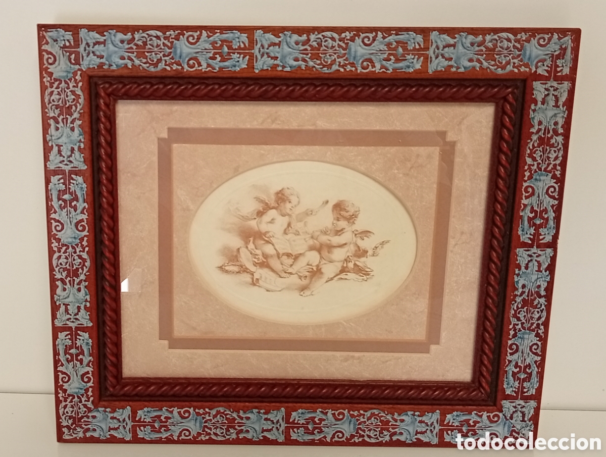 Sellos: .CUADROS DECORATIVOS CLASICOS DE UNOS QUERUBINES - Foto 2