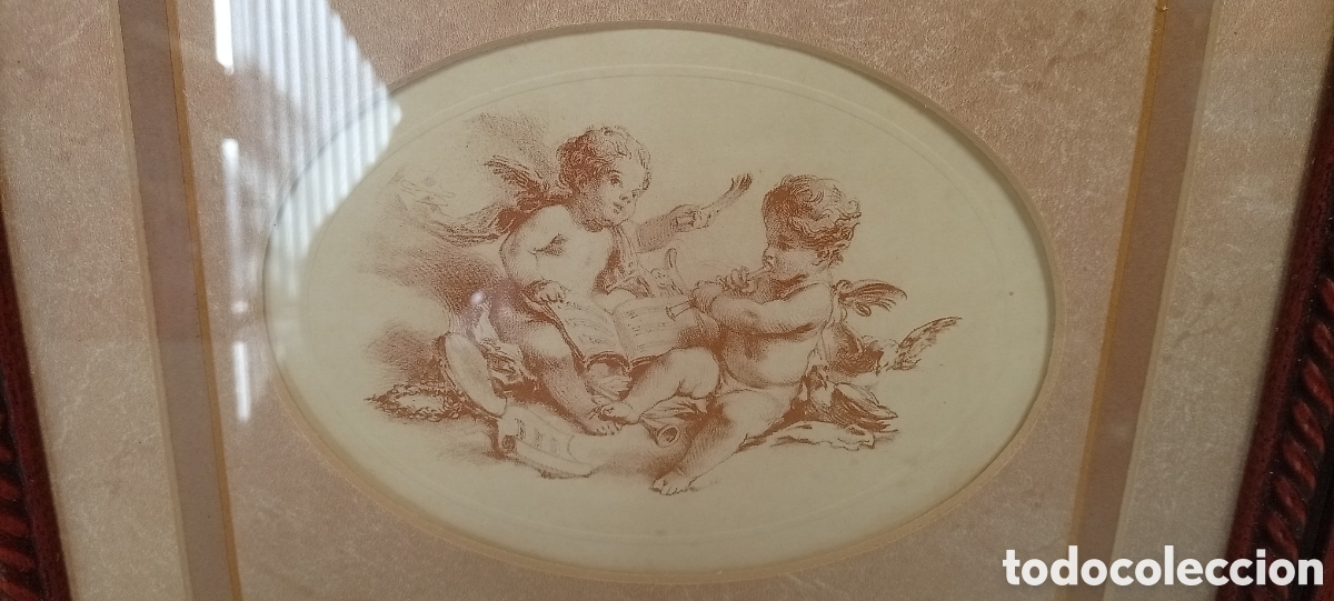 Sellos: .CUADROS DECORATIVOS CLASICOS DE UNOS QUERUBINES - Foto 3