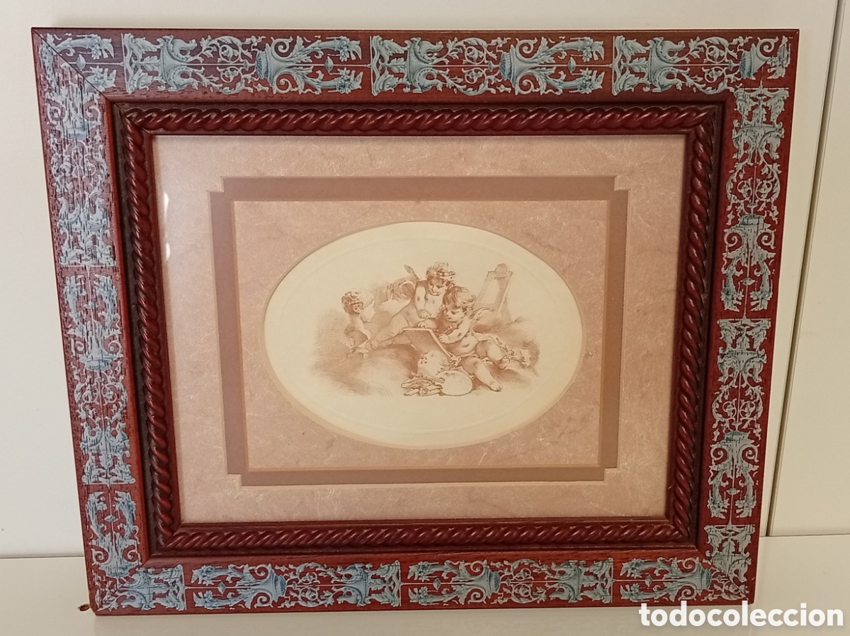 Sellos: .CUADROS DECORATIVOS CLASICOS DE UNOS QUERUBINES - Foto 6