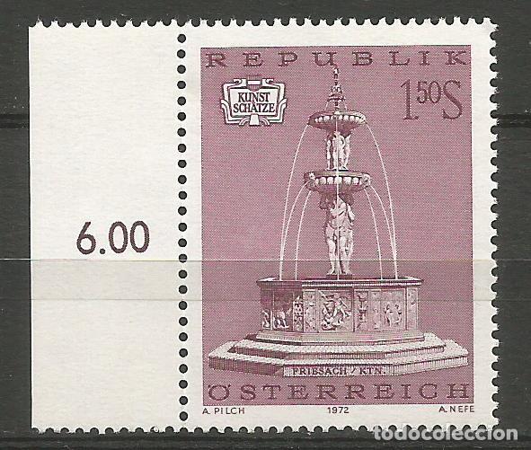 Sellos: AUSTRIA - 1972 - COLECCI&Oacute;N 3 SELLOS TESOROS DE ARTE DE AUSTRIA (CONVENTO DE LA SANTA CRUZ) - MNH