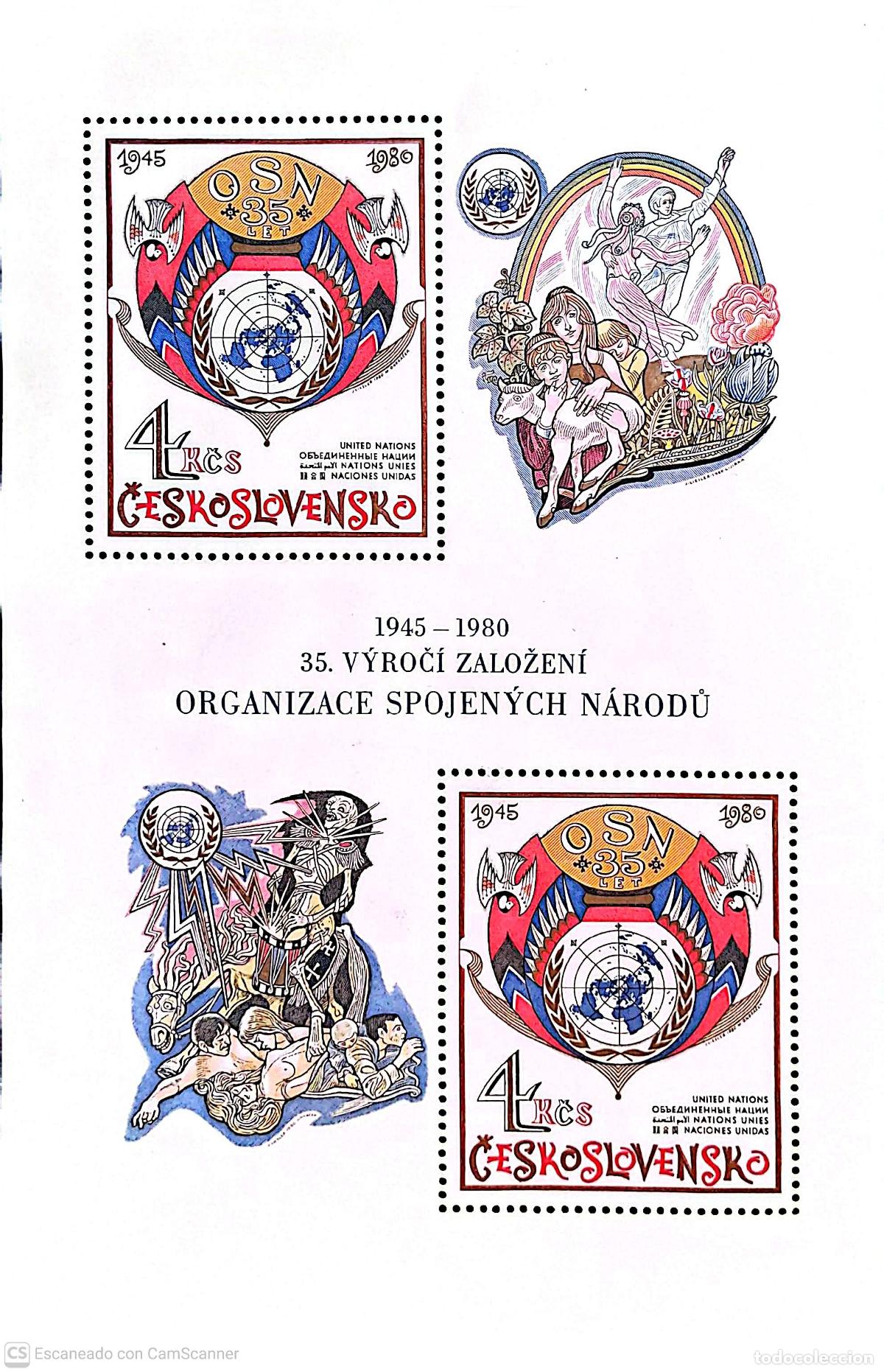 Sellos: Checoslovaquia. HB 44 Exposici&oacute;n Filat&eacute;lica Praga 1978. Cuadros de Tiziano. 1978. Sellos nuevos, s
